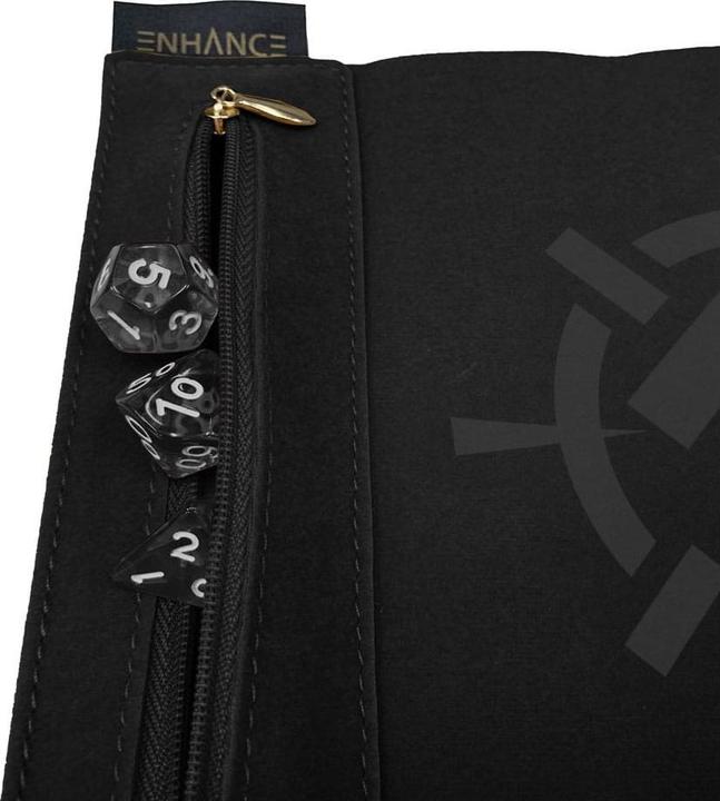 Image du produit Enhance Tabletop Roll on a Scroll Würfeltasche mit Würfel Black