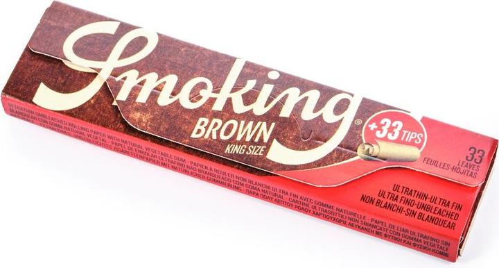 Produktbild Smoking Brown Kingsize Paper + Filter Tips Box (24st.)