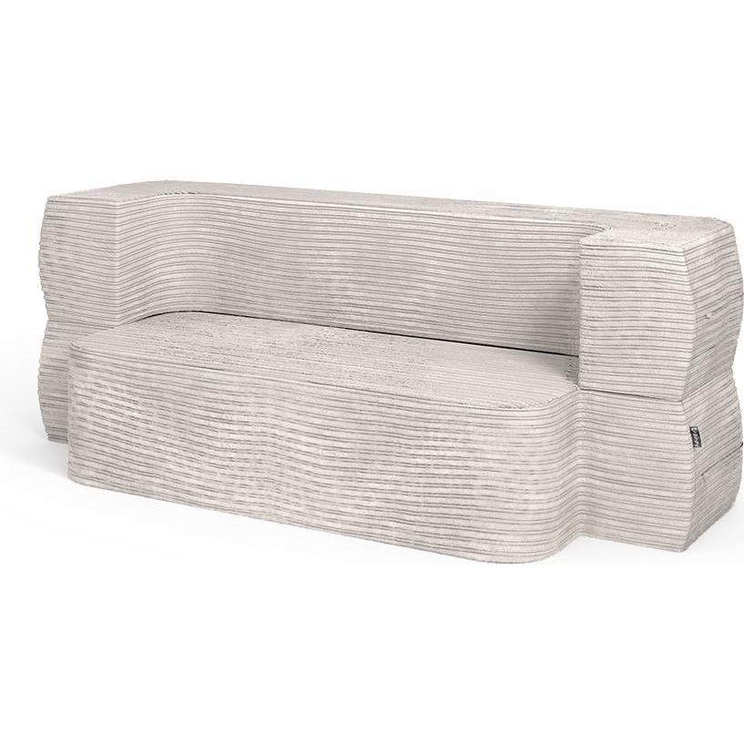 VitaliSpa, Sofa, Sofa Lille, Beige, 190 cm mit Schlaffunktion