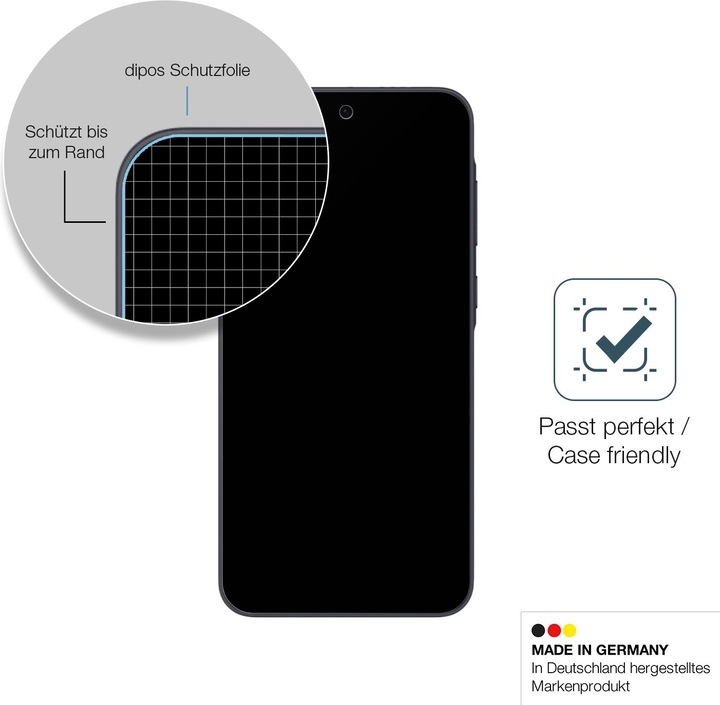 Actual product image Dipos Anti-Shock Screen Protector Matte (1 Piece, Samsung Galaxy A35)