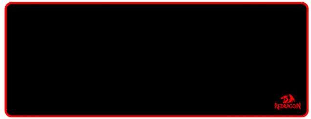 Redragon P003 mouse pad Gaming mouse pad Black, Red (L)