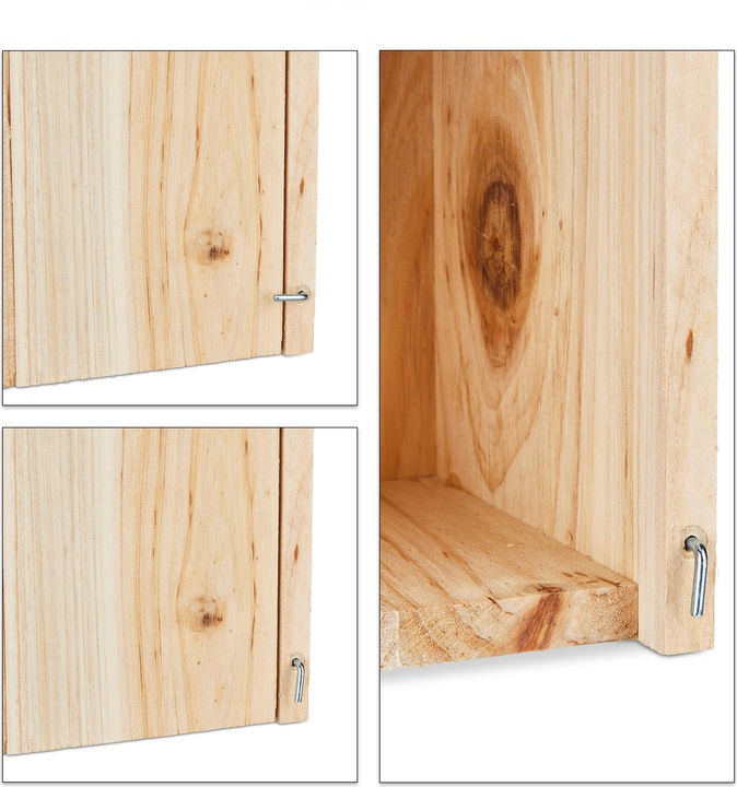 Actual product image Relaxdays Nest Aid, Hanging Birdhouse