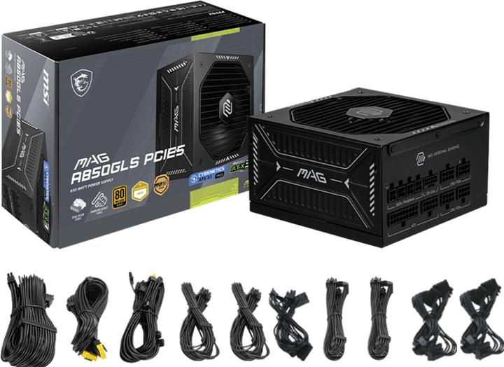 Actual product image MSI Netzteil MAG A850GLS PCIE5 850Watt (850 W)
