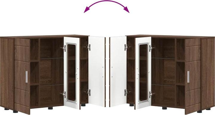 Produktbild vidaXL Holzschrank (88.50 x 30.50 x 73 cm)