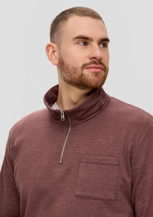 Produktbild s.Oliver Sweatshirt Sweatshirt mit Stehkragen (XXL)