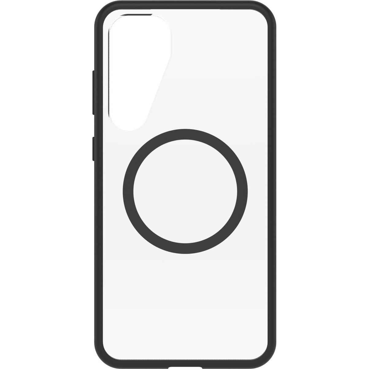 Thumbnail - Samsung React Magnet (Samsung Galaxy S25+), Smartphone Hülle, Transparent, Schwarz