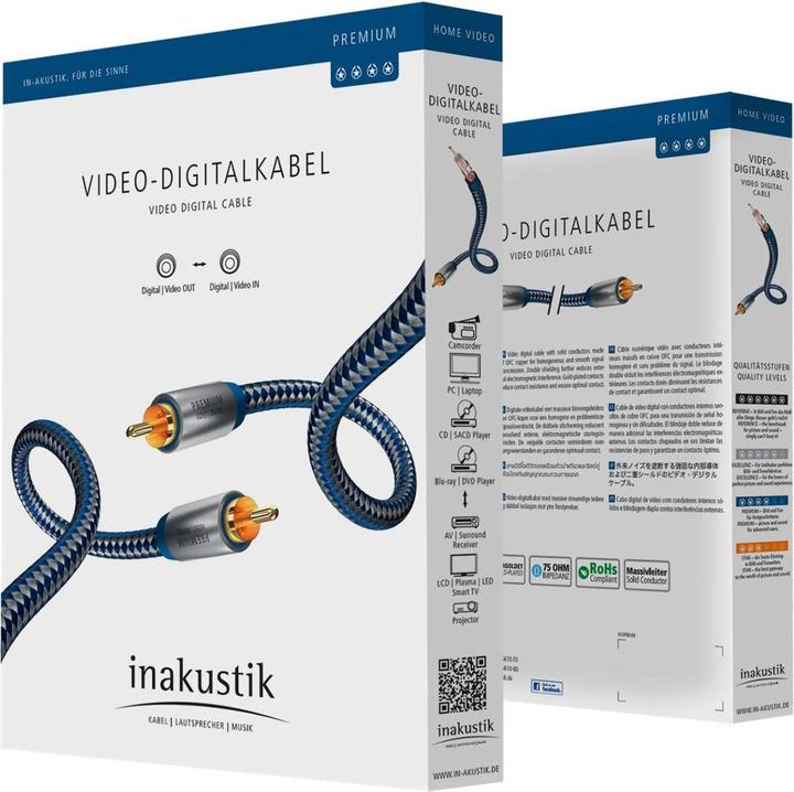 Immagine prodotto Inakustik Cinch — Cinch (3 m, Cinch)