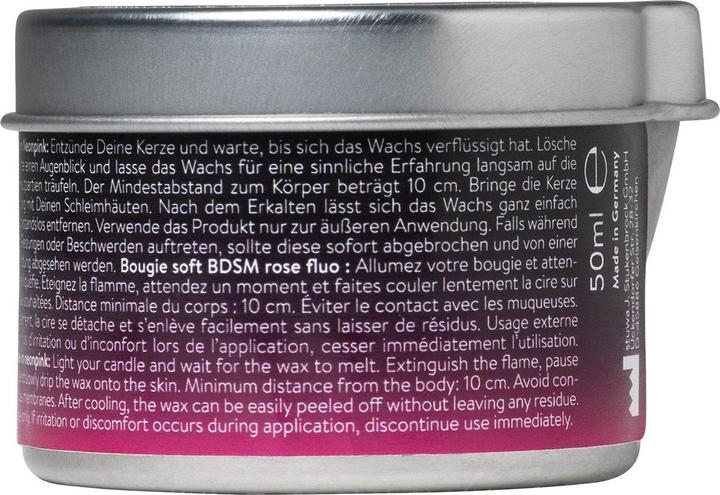 Actual product image Amorelie ‘Drip & Drop' - Soft-SM-Candle in Neonpink