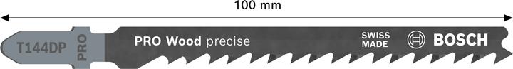 Produktbild Bosch Professional Zubehör PRO Wood precise T144DP Stichsägeblatt, 100 mm, 2-tlg.