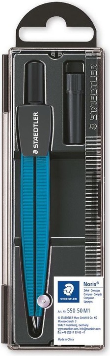 Actual product image Staedtler School compass 550 50 metallic blue