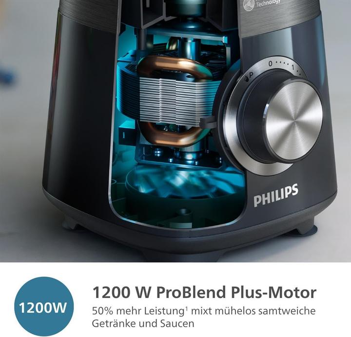 Image du produit Philips Standmixer mit Blend-and-go-Behälter (1200 W)