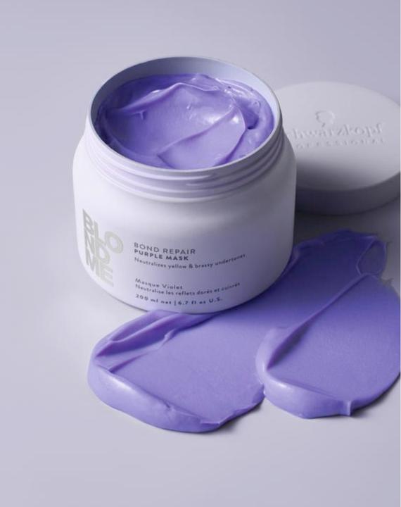 Actual product image Schwarzkopf Professional BLONDME Bond Repair Lila Maske (200 ml)