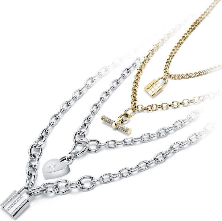 Image du produit Morellato Collier Abbracio (Acier inoxydable, Aluminium, 40 - 45 cm)