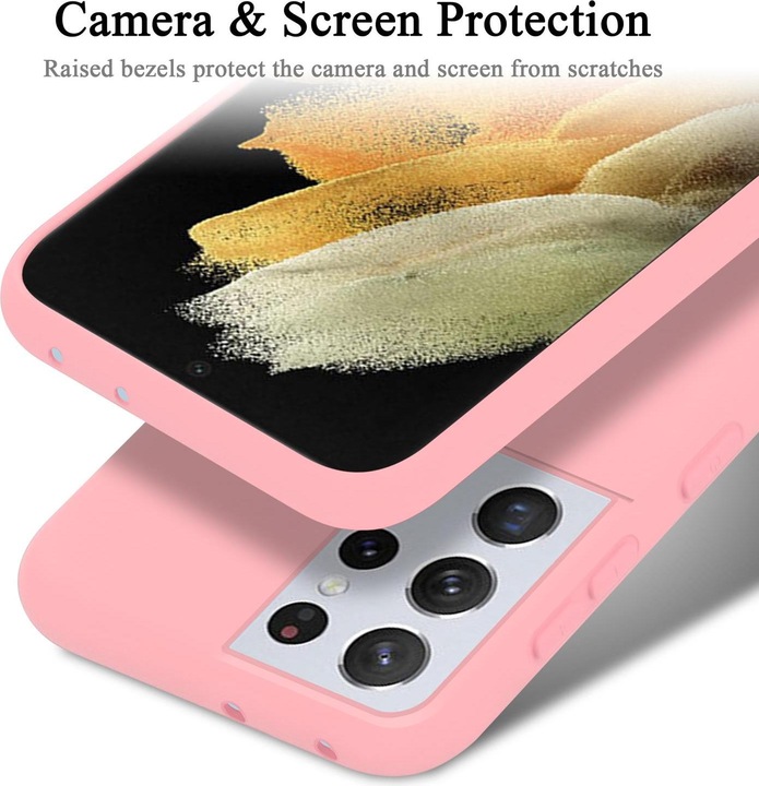 Produktbild Cadorabo TPU Liquid Silicone Case Cover (Samsung Galaxy S21 Ultra)