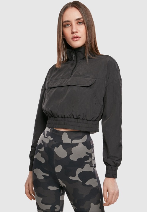 Produktbild Urban Classics Ladies Cropped Crinkle Nylon Pull Over Jacket (4XL)