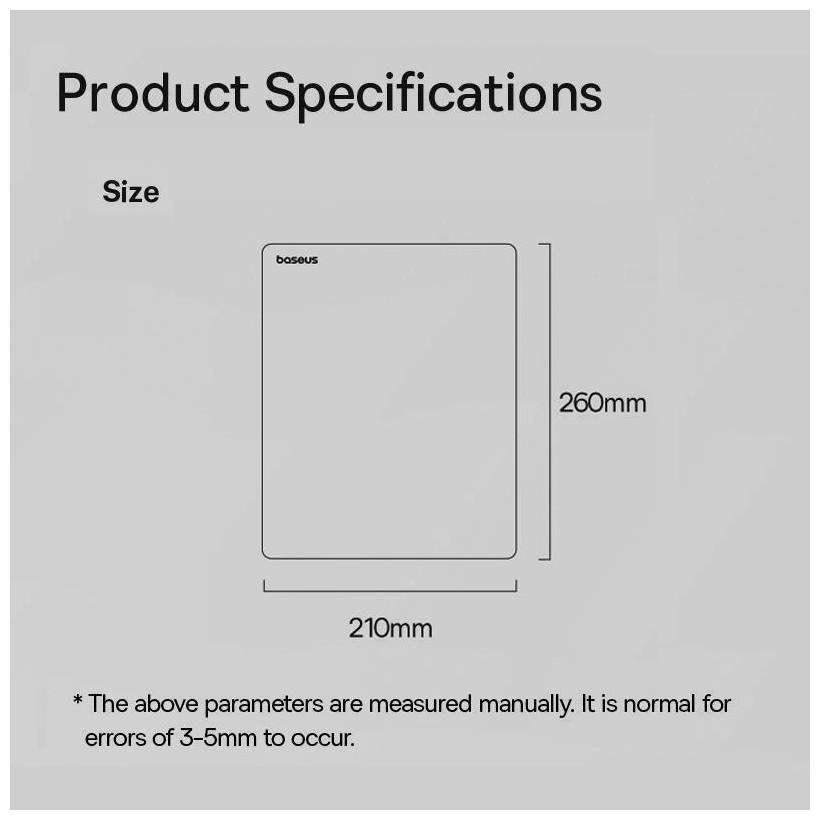 Thumbnail - Baseus mouse pad (pink), Mausmatte, Rosa