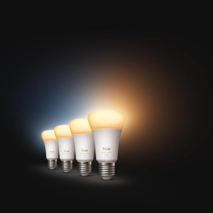Image du produit Philips Hue A60 - E27 pre - 810 - 4-pak (E27, 810 lm, 4 x)