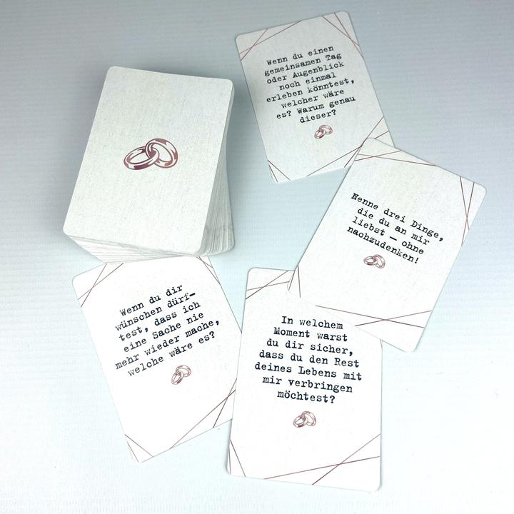 Actual product image Was ich an dir liebe – Das Fragespiel für Ehepaare (German, Riva Publishing House, 2021)