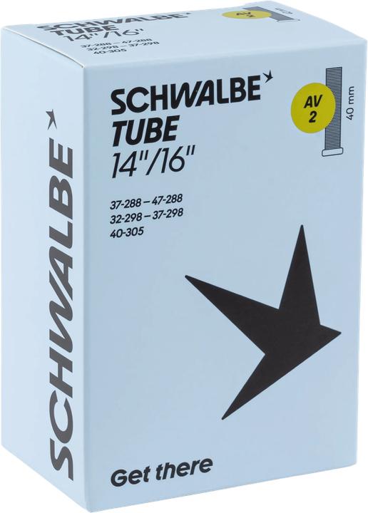 Actual product image Schwalbe AV 2 (Schrader (AV), 14", 40 mm)