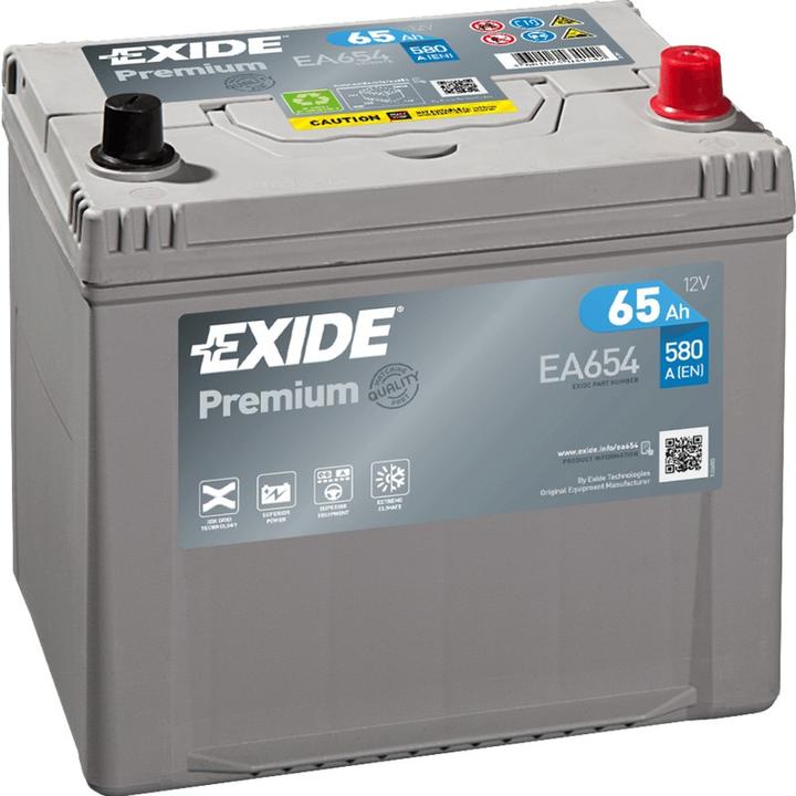 Exide Ea654 (12 V, 65 Ah, 580 A)