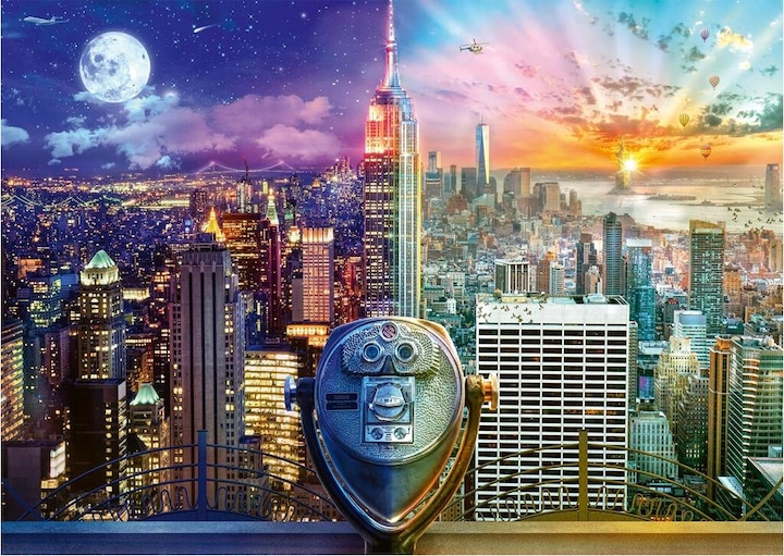 Actual product image Schmidt Spiele New York Night and Day (1000 pieces)