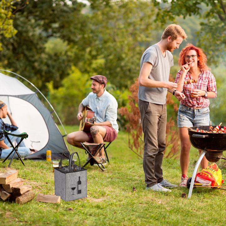 Produktbild Relaxdays Flaschentasche