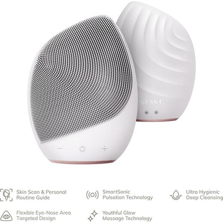 Actual product image Konjac Sponge Soniczna szczoteczka do czyszczenia twarzy 5w1 Geske z Aplikacja (starlight)