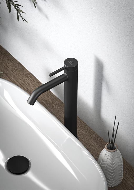 Actual product image Ideal Vessel Faucet with FirmaFlow Pattern, BlueStart System, Easyfix Mount