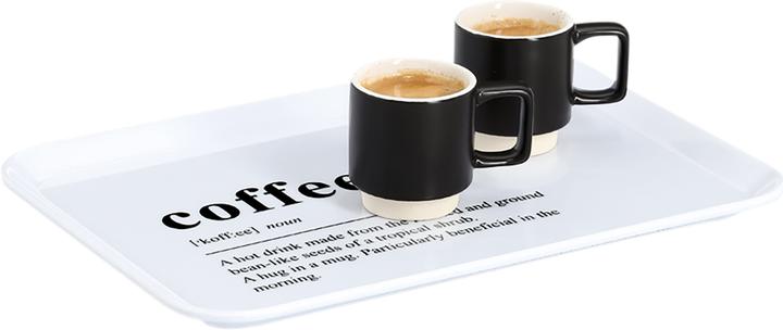 Produktbild Zeller Present Tablett Melamin Coffee 30.5x22 cm