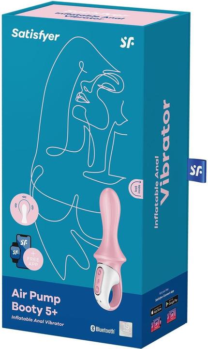 Produktbild Satisfyer Air Pump Booty 5 Connect App - Red