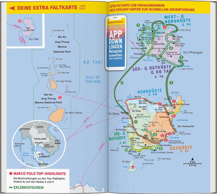 Produktbild MP Ko Samui, Ko Phangan (Deutsch, Wilfried Hahn, Mathias Peer, 2025)