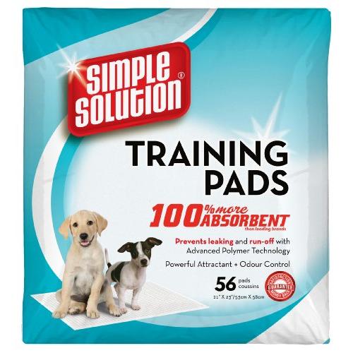 Comparer les prix de Simple Solution COUSSINS D'ENTRAÎNEMENT SIMPLES POUR CHEVALES - SOUS-TRAITEMENTS 56pcs. 55x56cm (Chien), Hygiène animale