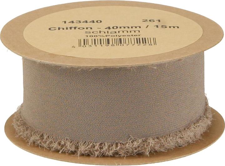 Produktbild Mabella Chiffon Dekoband mit Fransen