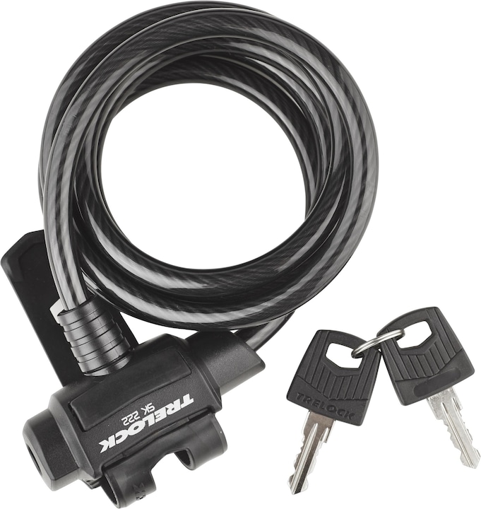 Produktbild Trelock SK 222 FIXXGO Spiralkabelschloss (180 cm)