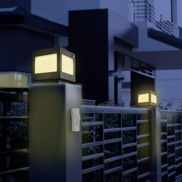 Produktbild Sygonix SY-5593808 Solar-Gartenleuchte 3W Naturweiss Schwarz (120 lm, IP44)