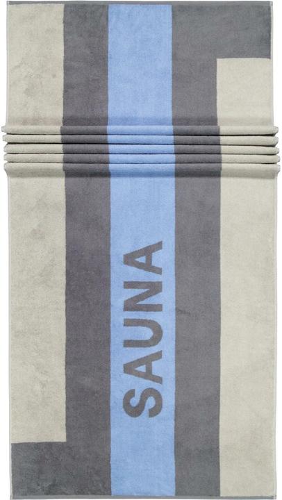 Actual product image Cawö Sauna towel sauna 80 x 200 cm, Sky (80 x 200 cm)