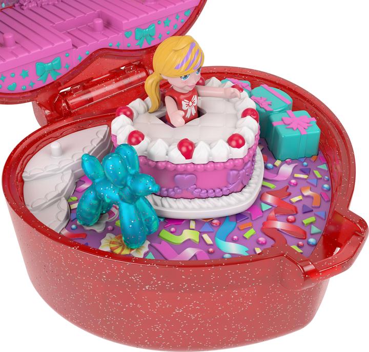 Actual product image Polly Pocket Mattel 80th Anniversary Ruby Red Ring Box