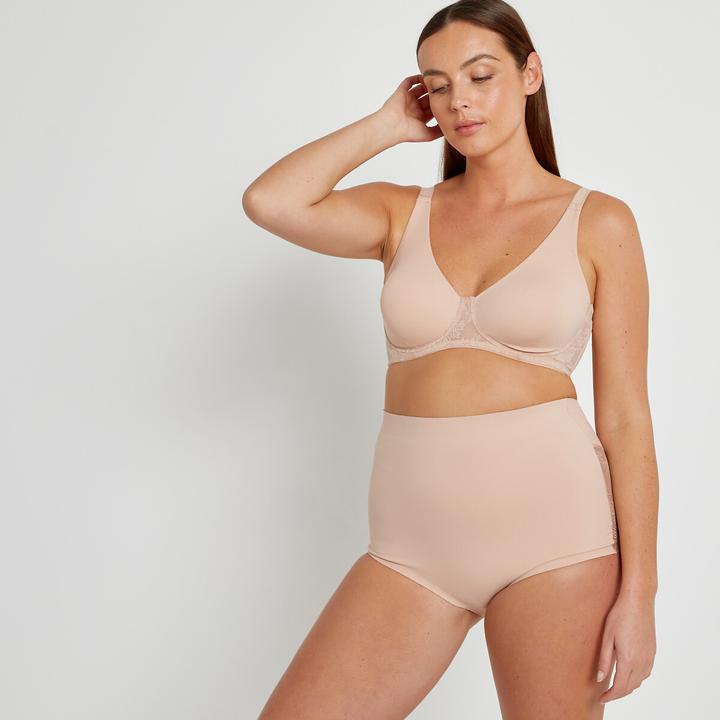 Immagine prodotto La Redoute Collections Reggiseno minimalista in microfibra e pizzo (80 E)
