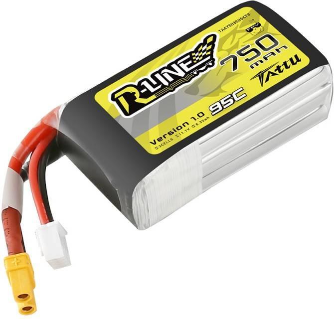 Produktbild Tattu R-Line 750mAh 11.1V 3S1P 95C Lipo Battery (11.10 V, 750 mAh)