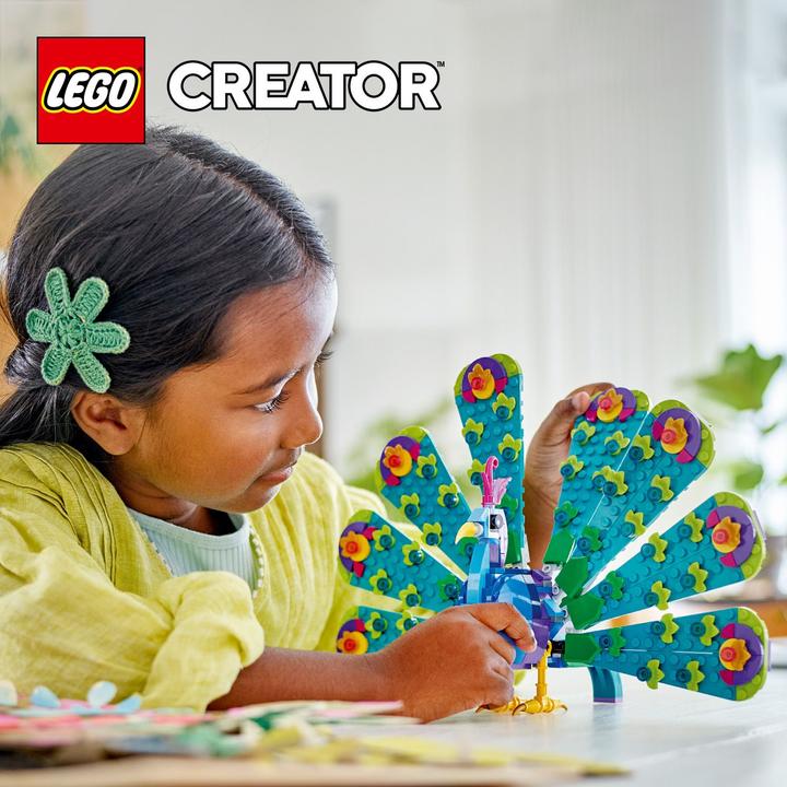 Actual product image LEGO Creator Exotic Peacock