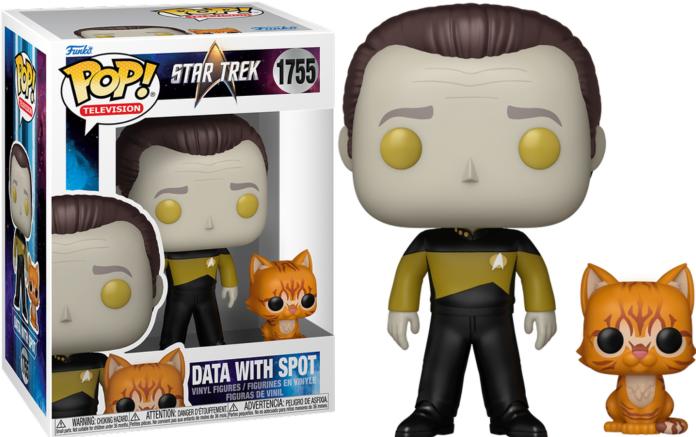 Actual product image Funko POP Star Trek The Next Generation Data w/Spot