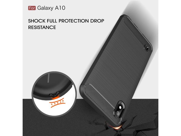 Image du produit Screenguard Samsung Galaxy A10 Housse Carbon Brushed Soft TPU (Samsung Galaxy A10)