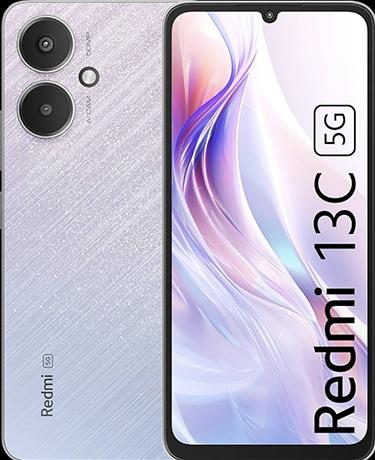 Productafbeelding Xiaomi Redmi 13C 5G (128 GB, Sterrenzilver, 6.74", Dubbele SIM, 5G)