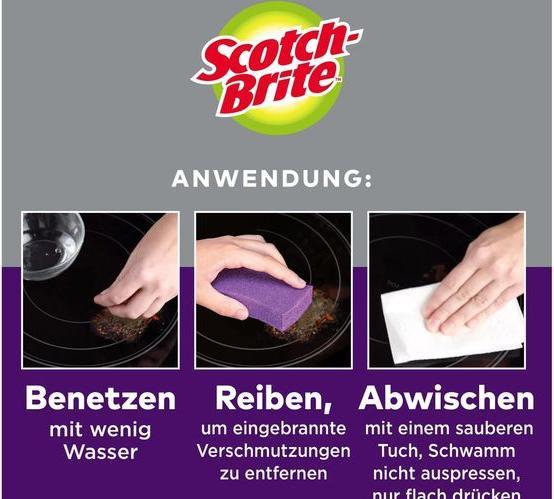 Productafbeelding Scotch-Brite Spons 3M glaskeramiek 3 stuks (3 Pcs.)