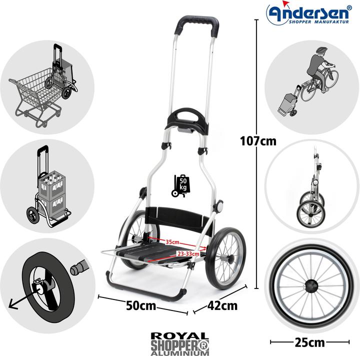 Image du produit Andersen Chariot d'achat Royal Senta 2.0