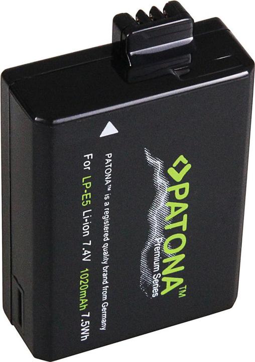 Actual product image Patona Premium Battery Canon LP-E5 (Camera battery)