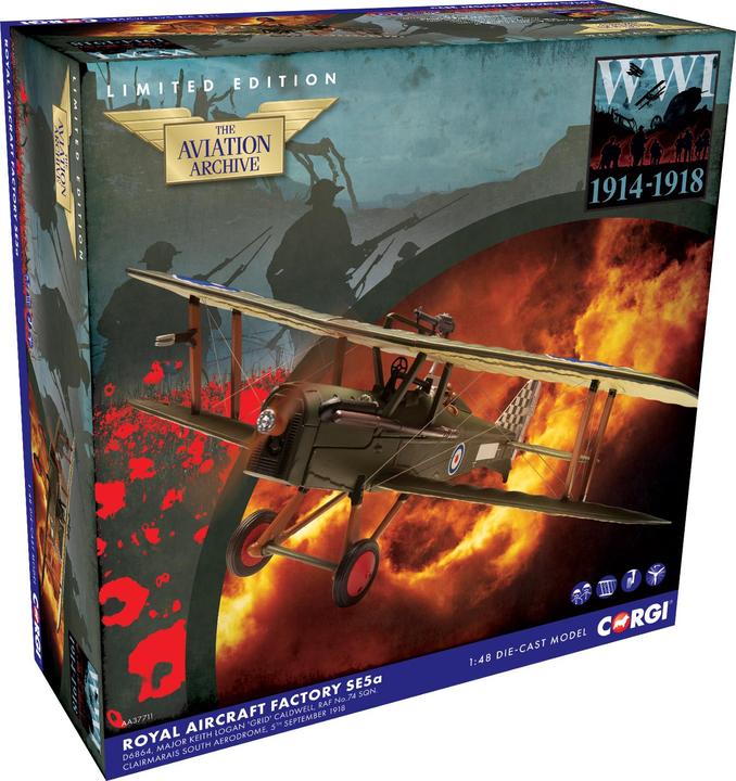 Produktbild Corgi SE5a Maj. Keith Logan Caldwell RAF September 1918