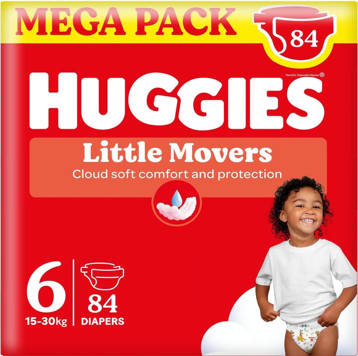Image du produit Huggies Little Movers (Pack semi-mensuel, 84 pcs)