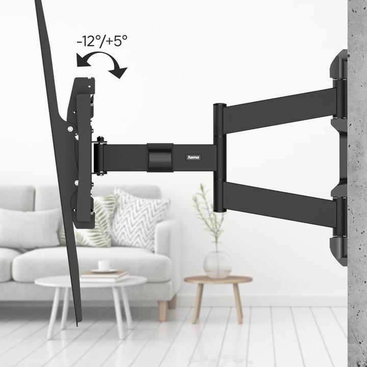 Produktbild Hama TV-Wandhalterung, schwenkbar, neigbar, ausziehbar, 305cm (120"), bis 100 kg (Wand, 120", 100 kg)