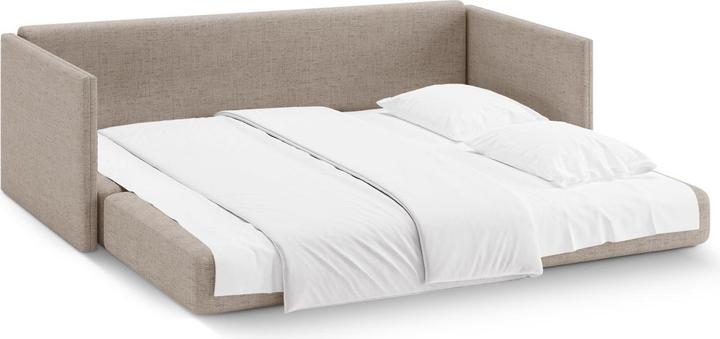 Actual product image Cosmopolitan Design Sofa With Bed Function, "Shannon", 3 Seats, Cappuccino, 209x94x87 Made in Europe (3-seater)